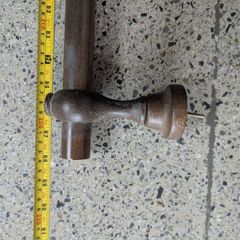 wooden curtain pole