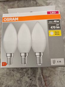 Osram E14,3 bulbs