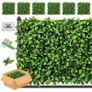 Artificial Grass Wall, 6pcs Plant Wall Panels, Boxwood Greenery Hedges, Privacy Backdrop Fence Screening, Home Garden Outdoor Wall Decoration 50 x 50cm (FREE POSTAGE) Image 2