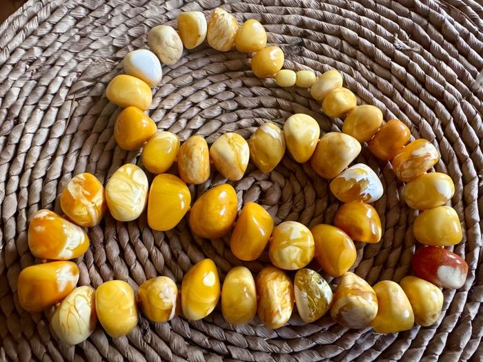 Natural Baltic Amber Necklace (22 Inches)