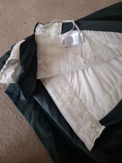 Marks and Spencer Velvet  Ultra Thermal Curtains Pair RRP e189