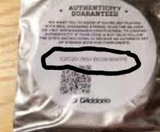 Wanted: D'Addario players circle codes