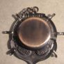 New York City Ashtray Statue of Liberty, World Trade Center, Empire State metal and copper effect could used as wall hanging decor. is 6 inches Image 6
