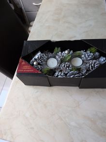 Christmas  Candle Arrangement .  B.N.W.T