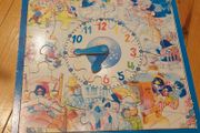 Wooden clock jigsaw