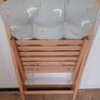 Wooden Folding Chair with Soft Cushion Image 4