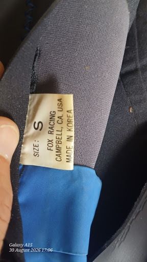 Rare Vintage Fox Extreme Jet Ski Wetsuit Size Small  Unused Collector's Item