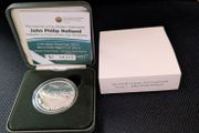 Fifteen Euro Silver Proof Coin 2014 Commemorating  John Philip Holland, The Irish Inventor Of The Modern Submarine.