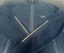 Hugo Boss Track Jacket Bnwt Black / Gold