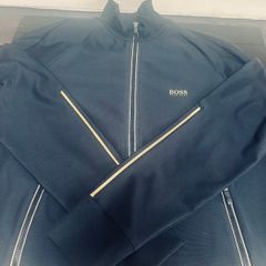 Hugo Boss Track Jacket Bnwt Black / Gold