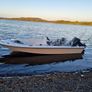 fishing boat with trailer and 50 hp engine Image 2