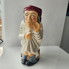 Vintage Roy Kirkham Pottery Scrooge Toby Jug Character Mug  Staffordshire Earthenware