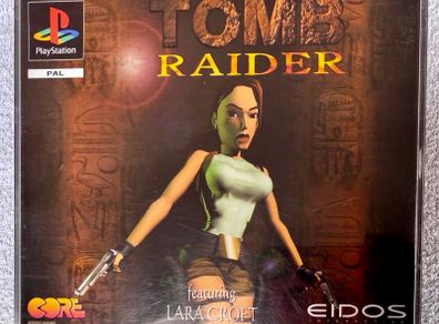 PlayStation 1 , 1st edition TOMB RAIDER , double case with all origional covers , booklets etc in perfect condition