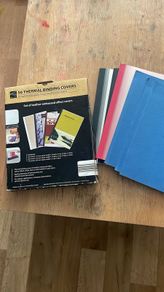 Thermal binding covers