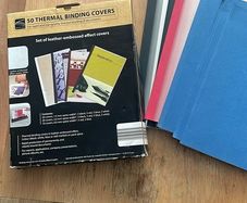 Thermal binding covers