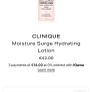 Clinique Moisture Surge Hydrating Lotion 200ml Image 2