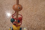Wooden push along/ walk along clacking toy