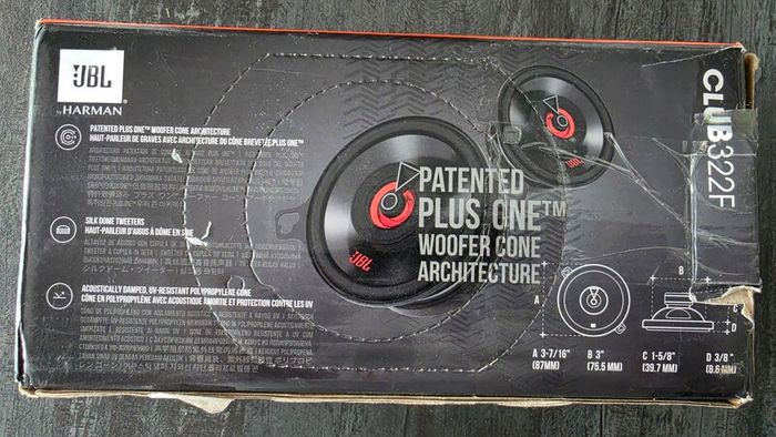 JBL Harman Club 322F Way 3 1/2 inch Speakers