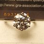 4ct. Moissanite Solitaire Ring Image 3