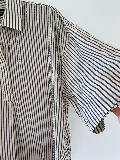 French Connection Monochrome Striped Relaxed Shirt