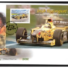 2001 Ireland Centenary of the Royal Irish Automobile Club: Jordon Commemorative Stamp Miniature Sheet An Post First Day Cover (FDC)