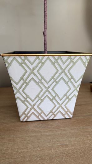 Faux Olive tree in pot
