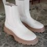 ladles Primark cream ankle boots Image 2