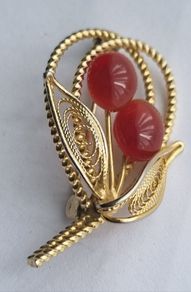 Vintage brooch FILIGREE
