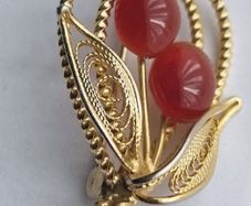 Vintage brooch FILIGREE