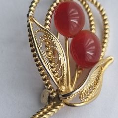 Vintage brooch FILIGREE