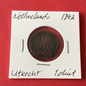 Netherlands Utrecht 1792 1 Duit