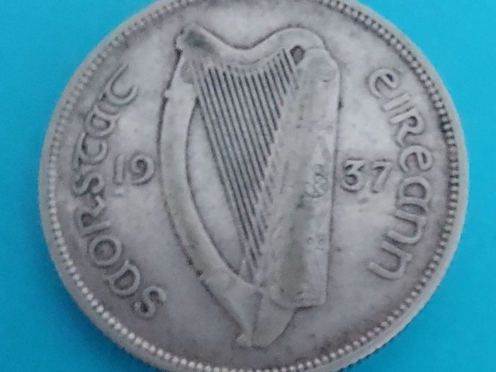 Ireland 1937 Harp Florin in   Fine condition