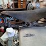 Antique Leather Bicycle Seat Image 2