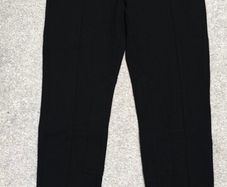 Mango Suit Black Seamed Leggings / Trousers - Size Medium (UK 10)