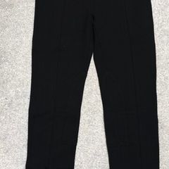 Mango Suit Black Seamed Leggings / Trousers - Size Medium (UK 10)