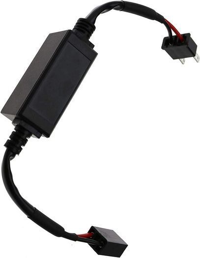 2X H7 LED Headlight Canbus Decoder Error Free Warning Anti Flicker Resistor