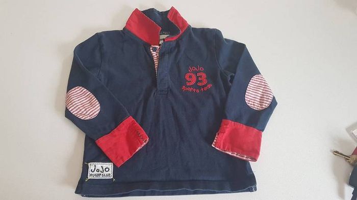 JoJo Maman Bebe Rugby Top