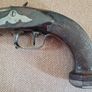 Antique 19th C. European Percussion Target Pistol - Signed "TROT" (c. 1840s) Image 4