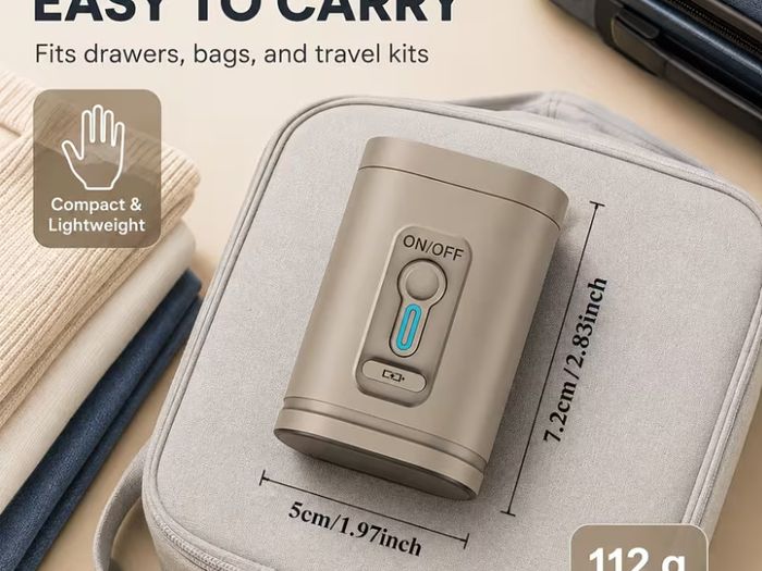 Outdoor Camping Mini Fast Charging Electric Air Pump 30W High Power 1200 Mah USB Charging Multi-Function Portable Inflatable And Deflation Dual-Purpose Pump, Suitable for Vacuum Compression Bags, Inflatable Sofas,