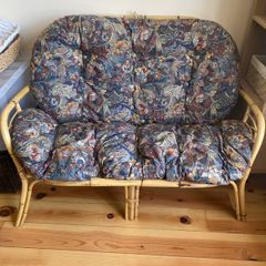 Free wicker chair with cushion