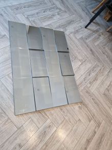 Checkered effect Mirror