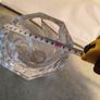Orrefors Crystal Bowl Paperweight Style Residence by Olle Alberius Sweden Image 7