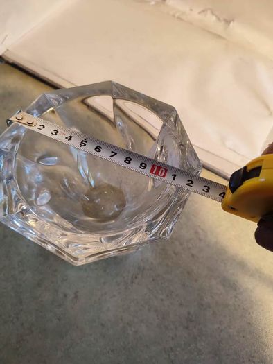 Orrefors Crystal Bowl Paperweight Style Residence by Olle Alberius Sweden