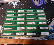12 sticks of 16GB ECC PC4 2400 MT/s memory