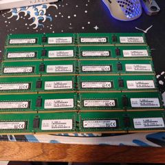 12 sticks of 16GB ECC PC4 2400 MT/s memory
