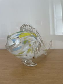 Vintage Murano glass fish c1970
