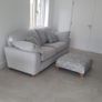 REDUCED Diamond Furniture Stan Sofa Couch and Footstool Image 2