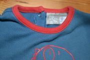 French designer 12 months DPAM Du Pareil.au Meme Navy Romper 1 year