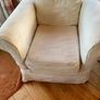 White 3 Piece Sofa Suite: 2 Seater + 2 c Armchairs Image 2
