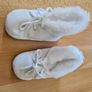princess christening dress  white coat hat shoes winter baptism size 74 Image 6